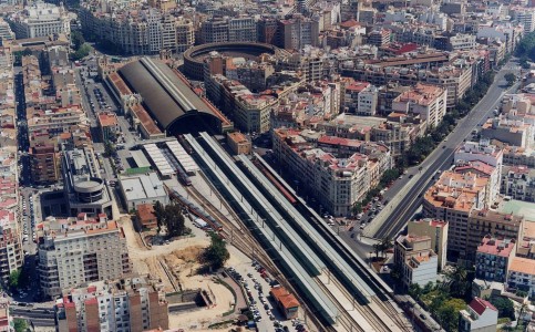 El Parque Central afecta a la Estación del Norte de Valencia