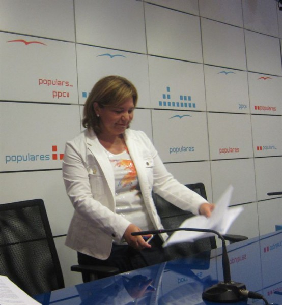 Isabel Bonig, presidenta del PPCV