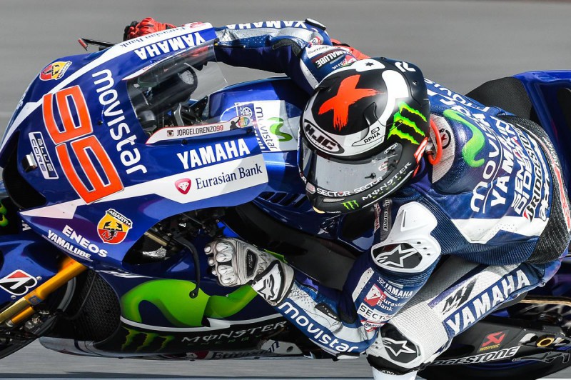 Lorenzo, mejor tiempo en MotoGP™