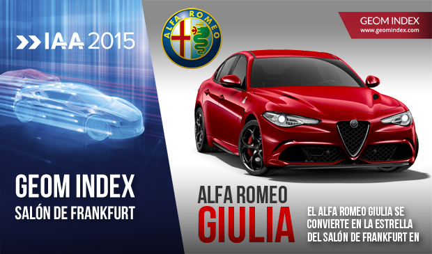 El Alfa Romeo Giulia se convierte en la estrella del Salón de Frankfurt 2015 en la red