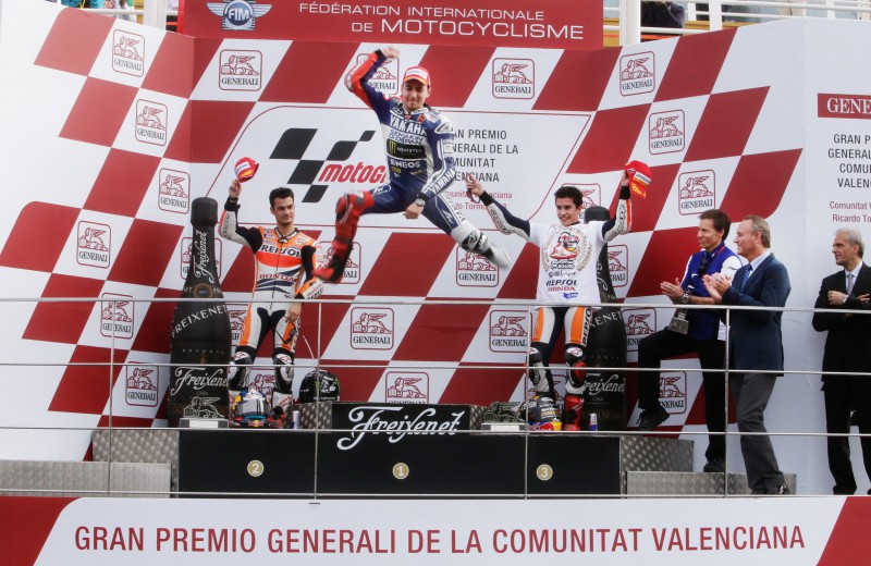 La carrera de Valencia decidirá el título de MotoGP entre Rossi y Jorge Lorenzo