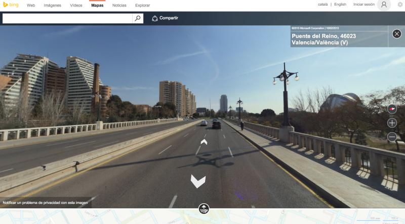 Bing Maps muestra imágenes en directo del tráfico