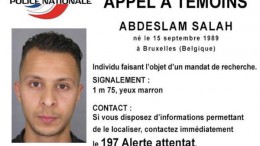 Foto del terrorista Abdaslam- Salah en búsqueda tras los ataques en París