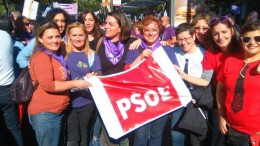 PSPV en las marchas contra la violencia de género