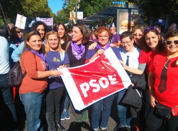 PSPV en las marchas contra la violencia de género
