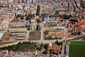 Imagen aérea del municipio de Carcaixent