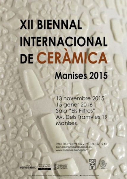 El cartel de la edición de este año de la Bienal Internacional de Cerámica de Manises