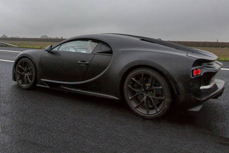 El Bugatti Chiron fotografiado y publicado en Instagram en Italia