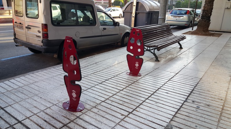 Los nuevos puntos de aparcamiento de bicicletas en Alzira