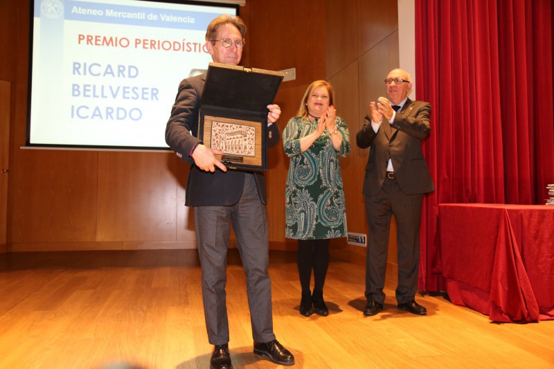Ricard Bellveser, XV Premio Periodístico del Ateneo Mercantil de Valencia