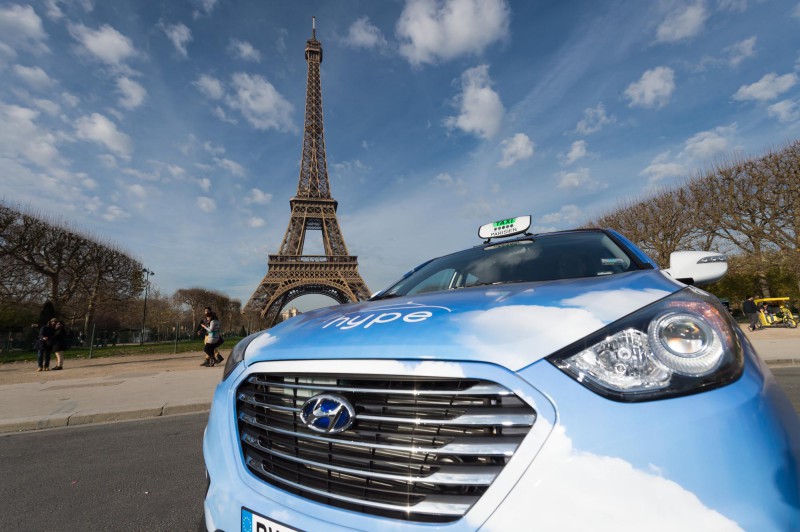 Hyundai Motor proporciona la flota de taxis de pila de combustible más grande del mundo