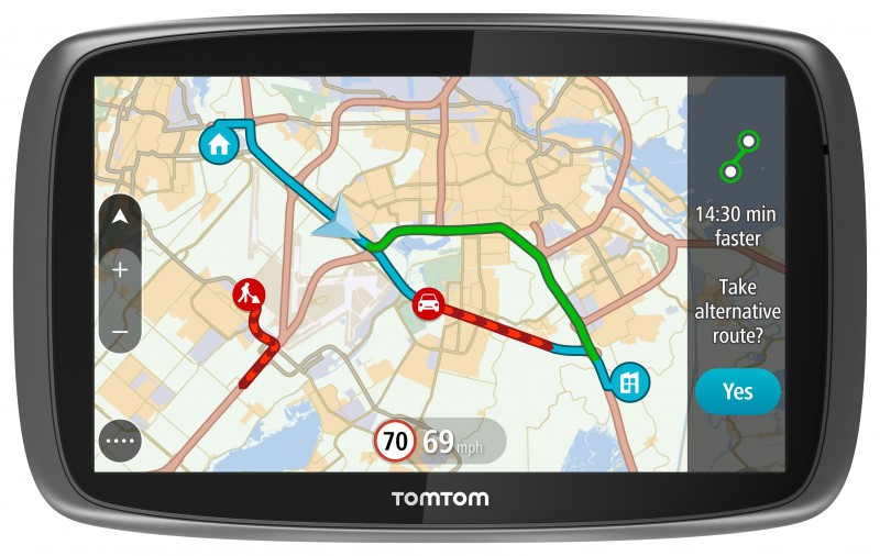 TomTom, mapas en tiempo real