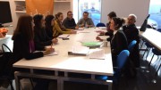 Los técnicos del Ayuntamiento de Alzira reunidos para establecer plazos