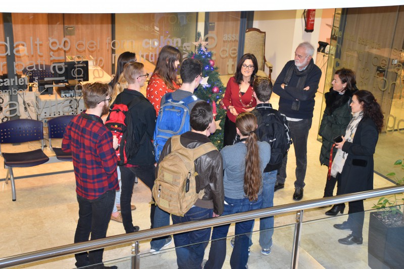 Los alumnos americanos visitan el Ayuntamiento