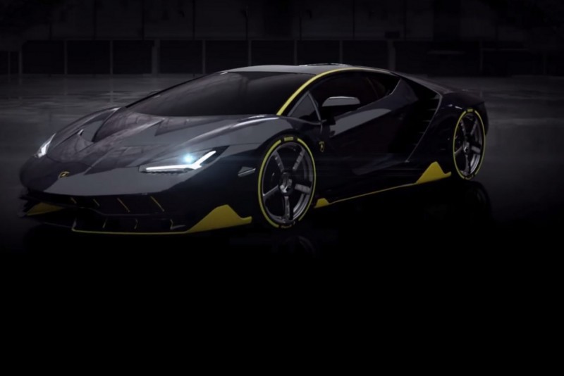 Lamborghini Centenario parcialmente revelado