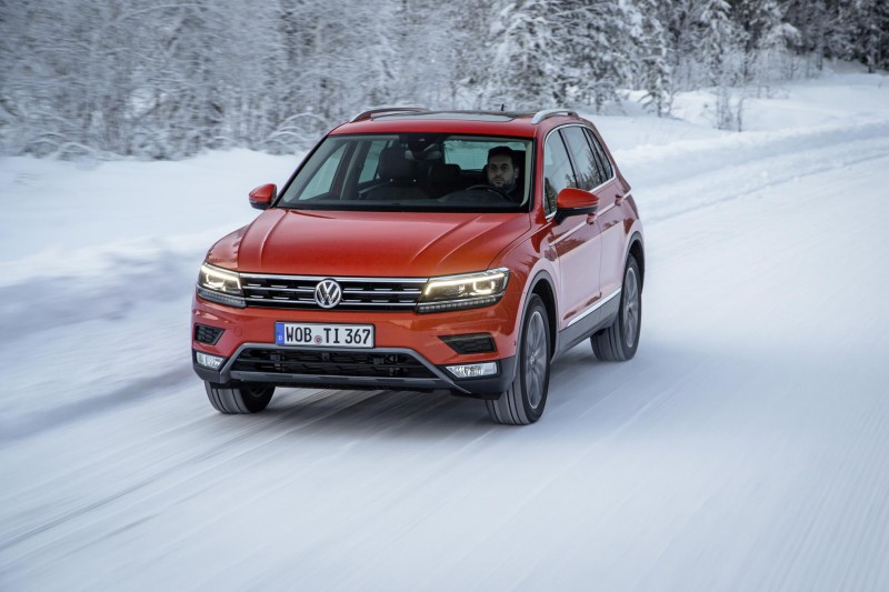 El nuevo Volkswagen Tiguan estrena su 4MOTION Active Control en la nieve