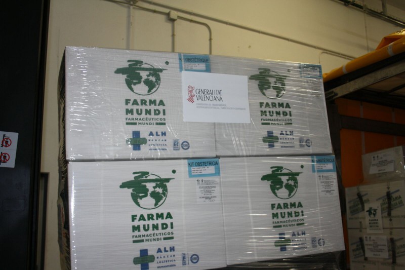 Cargamento de ayuda humanitaria de la Generalitat Valenciana a Ecuador