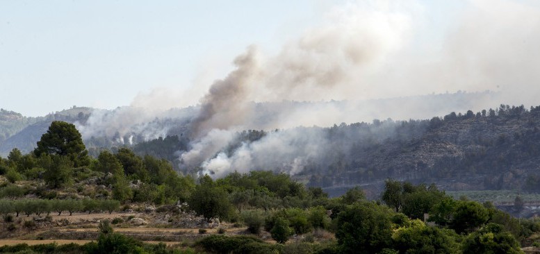 Incendio declarado en Bolbaite