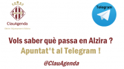 L’Ajuntament d’Alzira crea un canal de Telegram per a fer més accessible l’agenda d’actes i esdeveniments de la Ciutat