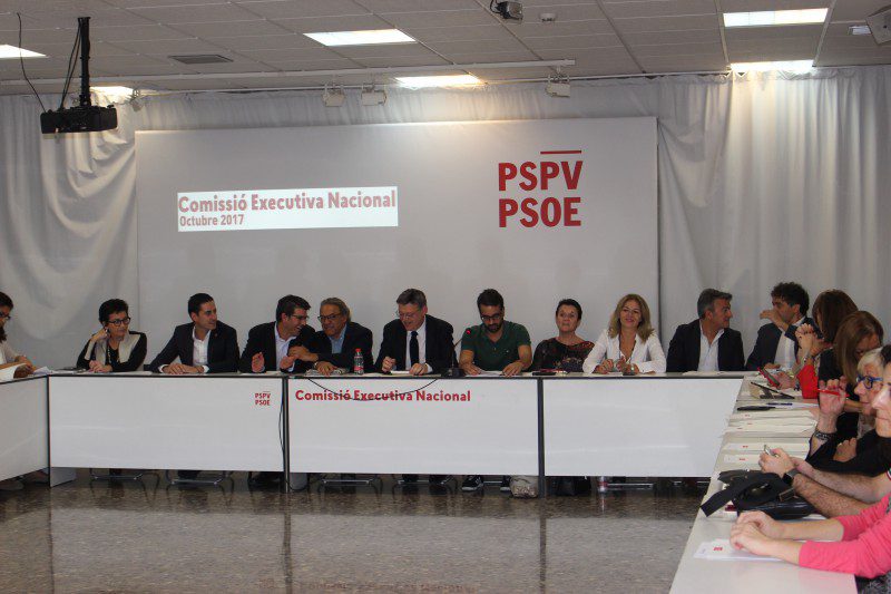 El PSPV lamenta la “triste y complicada situación de Cataluña”