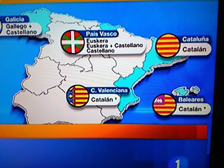 A la atención de Radio Televisión Española. valenciano Mallorquín y Catalán
