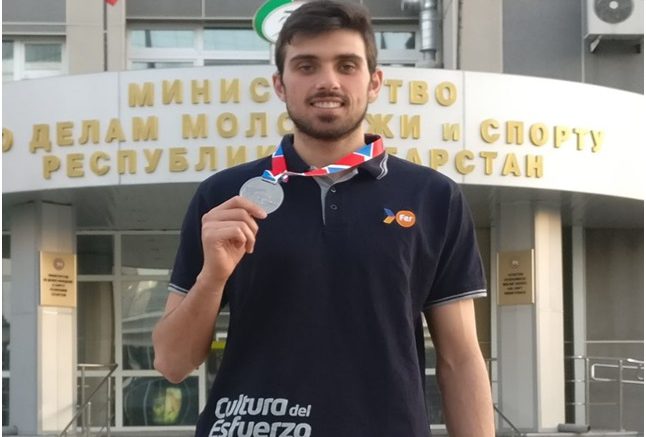 Daniel Ros, deportista del Proyecto FER analiza la medalla de plata alcanzada en el Campeonato de Europa absoluto en Kazán.