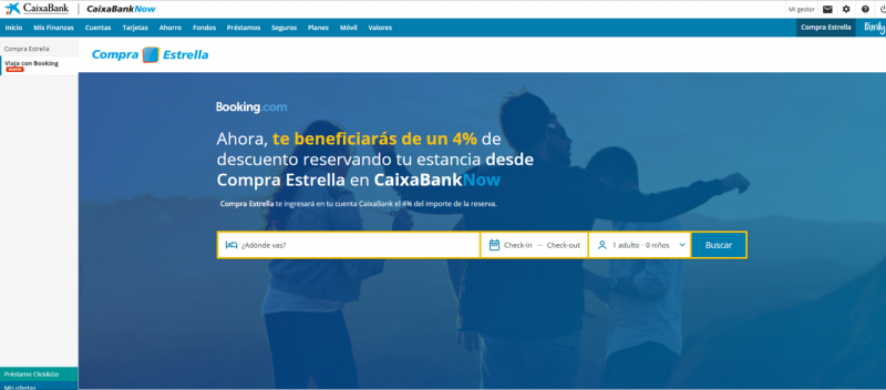 CaixaBank y Booking.com se alían para que los clientes de la entidad obtengan un ahorro en sus reservas de viajes
