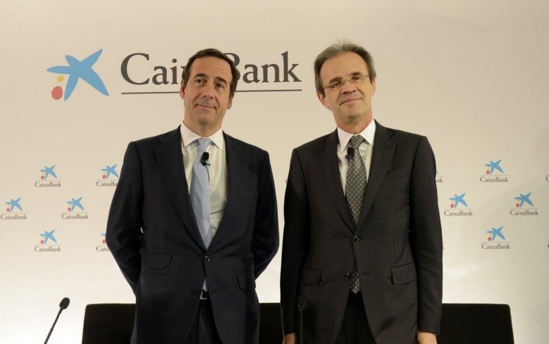 Jordi Gual, presidente de CaixaBank y Gonzalo Gortázar, consejero delegado - El Plan Estratégico 2019-2021 de CaixaBank