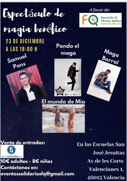 La Asociación de Fibrosis Quística de la Comunidad Valenciana promueve un espectáculo de magia benéfico