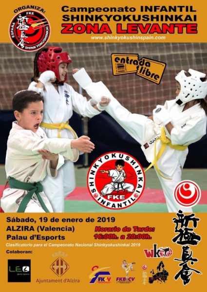 El campeonato infantil de Kárate en Alzira