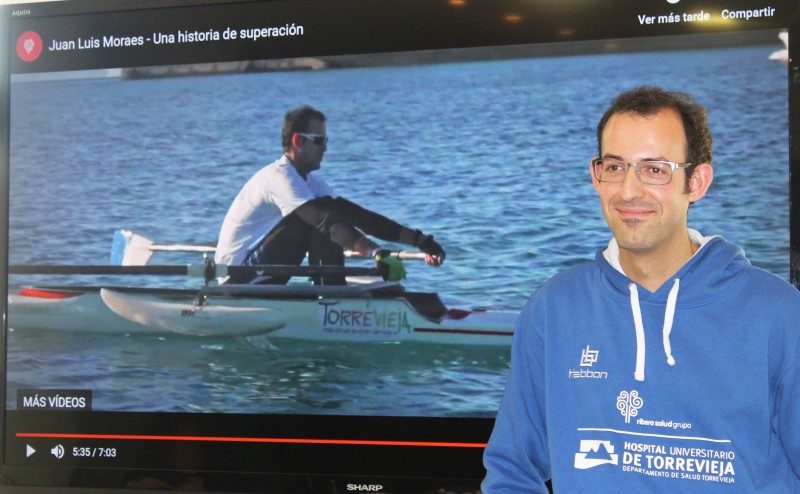 Juan Luis Moraes, remero con discapacidad, compite en el campeonato del mundo con el apoyo de Ribera Salud