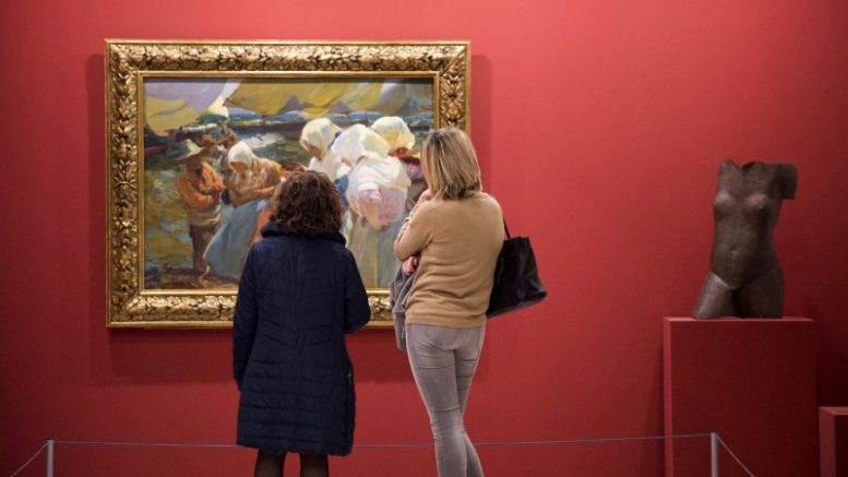 La Diputación abre sus puertas con obras de Sorolla, Kandinski, Genovés y Miró